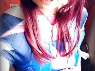 Ts Lucy Morningstar: बहिन Cosplay Dva