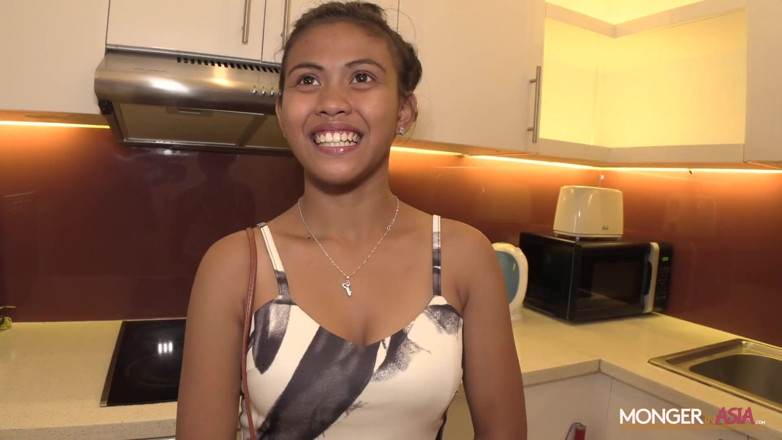Monger In Asia: Cute bubbly Asian teen creampied at job interview
