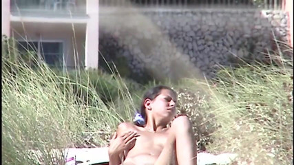 Beachbitches: Pervert chaser on beach