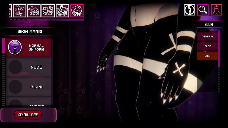 LewdArcade: Notti fap al Night Club di Frenni's Gallery sex game...