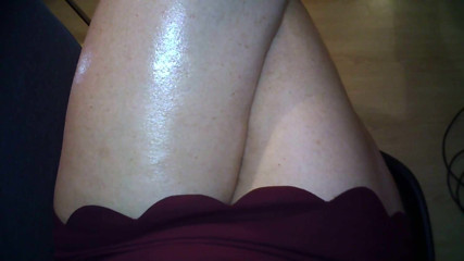 MisS Angel: Looking down on my lap.