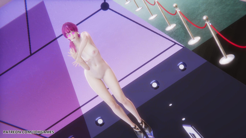 3D-Hentai Games: Mmd mamamoo - si seksi evelynn lagi asik ngocok sambil bugil-...