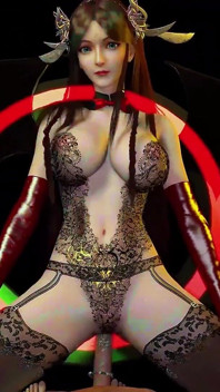 Queen Bigtits in the Cloud - 3D Animation
