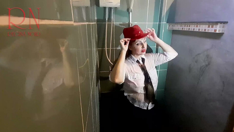Regina Noir: Wet Panties, Wet Trousers, Wet Shirt. 1