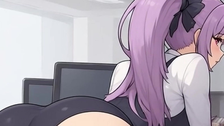 Aiwaifuloops: Waifu amatör genç kız bakış açısı ofis mayosu azdırıyor ve...