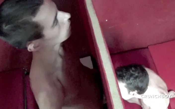 STRAIGHTS BOYS COERCED TO FUCK GAY: Glory holes place for straight who wants to be sucked