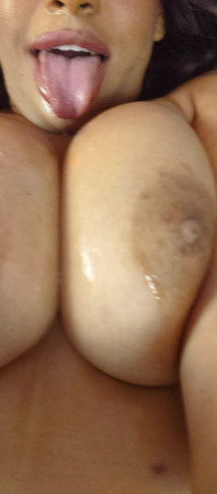 Horny Latina with Huge Natural Tits