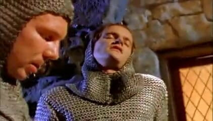 Outdoor pervs: Slut princess gets used by 2 knights
