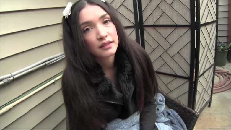 Eros POV - Liberated Eye: Naughty teen jerks her stepdad's cock outdoors