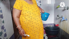Hot bhabi: Indiana desi zia nuda doccia in bagno