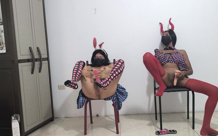NEGRITA SEXY: Nie poszli na zajęcia, ponieważ zostali w domu, robiąc porno!...