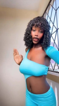 Sexy Natural Kenyan Ebony Babe Short Clip Just for You #01