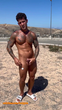 My Big Cock Is Cumming in the Street with No Touch