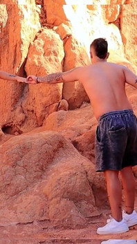 Sexo Al Aire Libre! Follandome a Un Linda Colombiana En Pleno Desierto Hasta Hacerla Venir