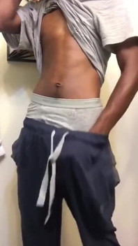 Striptease swinging my big dick