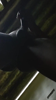 Playing with My Black Cock (jerking and Cumming)