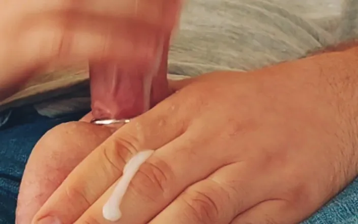 Amreis: Powerful Orgasm After Hardcore Jerking off. Sperm on the Dick