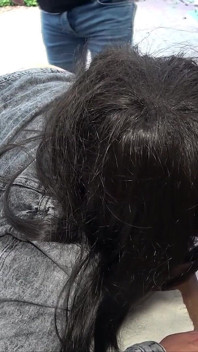 Ao Gangbang com muitos fãs na arquibancada