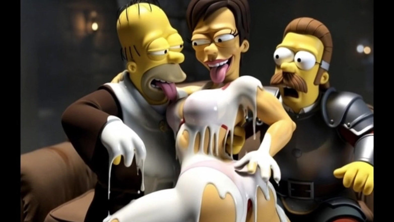 Octopussy Lovers Club: Приватний клуб рогоносців. Ексклюзивна 3d пародія на мультфільм Сімпсони