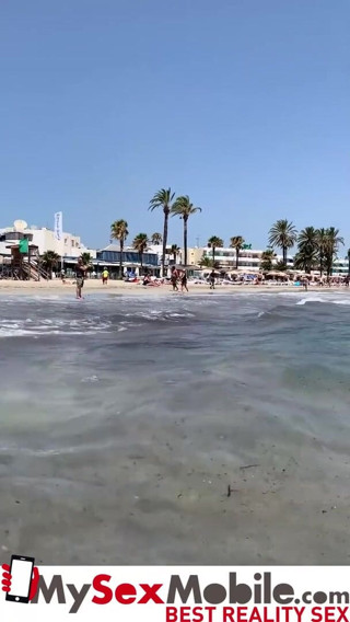 MySexMobile: Clea Gaultier geneukt door een grote zwarte lul op Ibiza -...