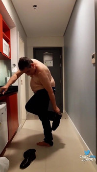 Hot Daddy Getting Naked