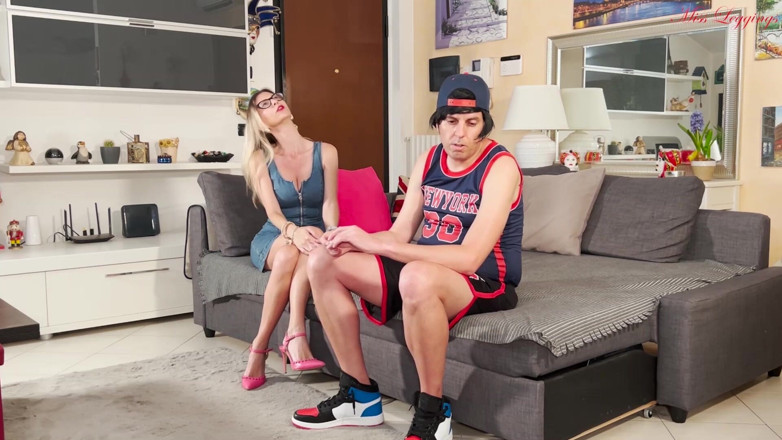 MissLeggings: Neurotic Stepmom in Withdrawal Takes the Advice of Virgin Stepson...