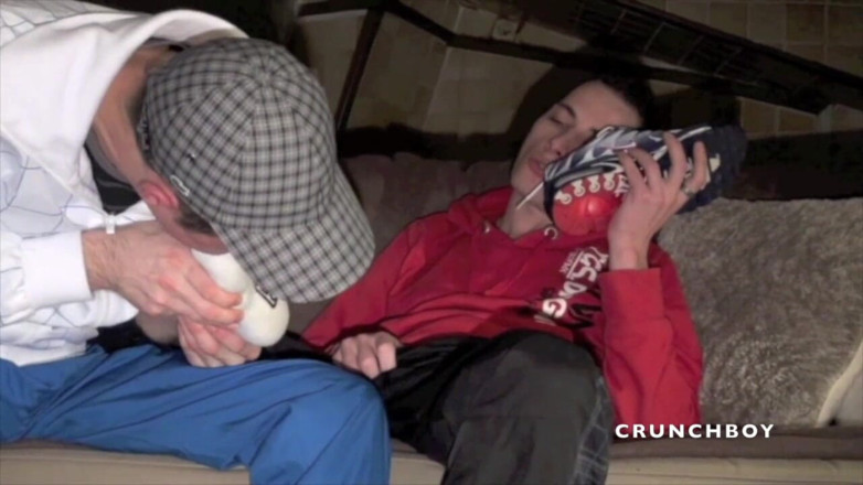 Raw French Bad boys: Feet and foot domnation for  2 friends scally lads