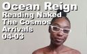 Cosmos naked readers: Ocean Reign leyendo desnuda Las llegadas del Cosmos pxpc1043-001