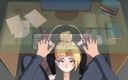 LoveSkySan69: Kunoichi Trainer - Ninja naruto trainer - teil 110 - Sekretärin blowjob unter dem...