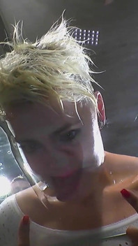 Tattooed Slut Gulps Piss and Cocks in Extreme Ggg Bukkake