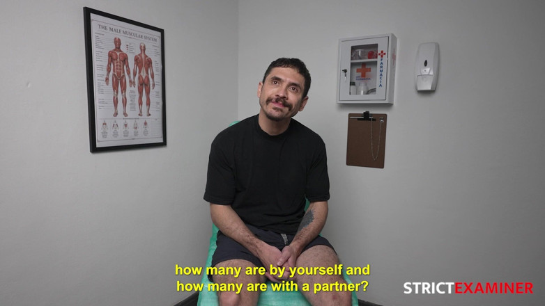 StrictExaminer: Physical Exam Felipe Is a Little Shy