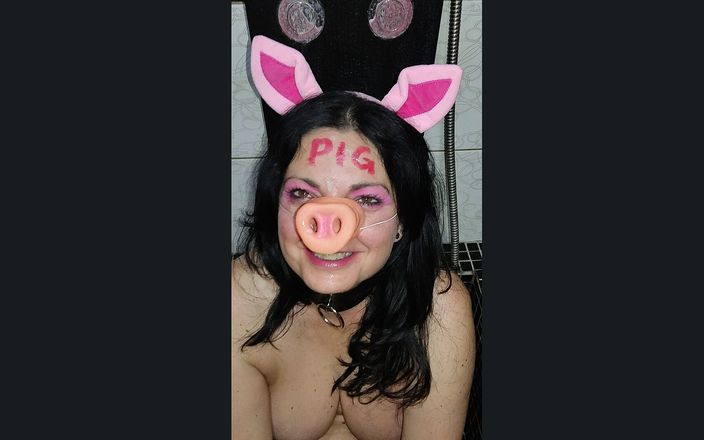 Fuck me like you hate me: Тупая жена-свинья, это занимает так мало от жены к спермо-свинья шлюхе