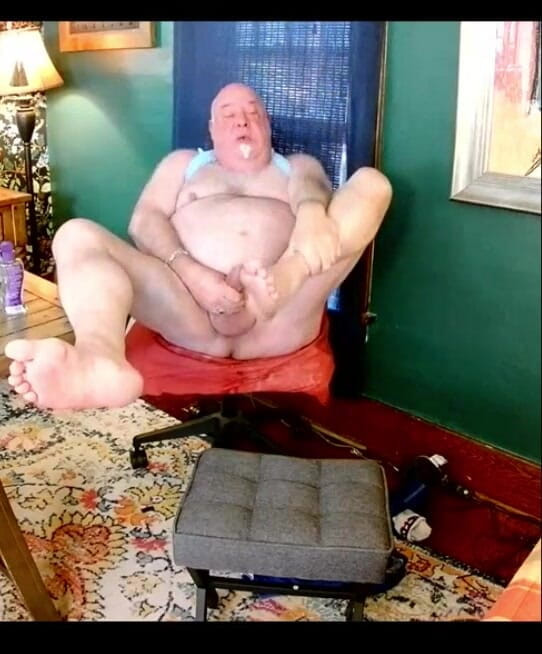 beardaddychub: Webcam Jerk for Fan!