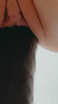 I Stretch My Tight Pussy with a Black Cock