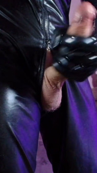 Latex Pup Teasing His Thick Bone Right in Your Face