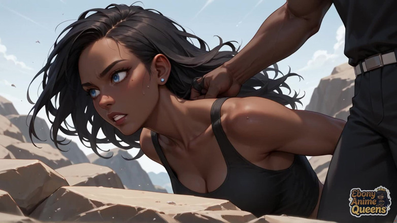 Ebony Anime Queens: Febra negresă încinge deșertul! cel mai tare porno XXX!