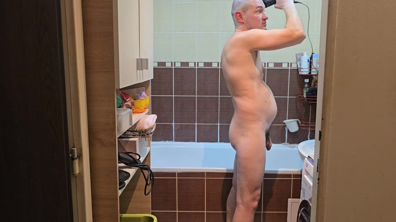 Fap_man93: Transformasi Lengkap - Potong Rambut, Cukur Badan Penuh &amp; Mandi