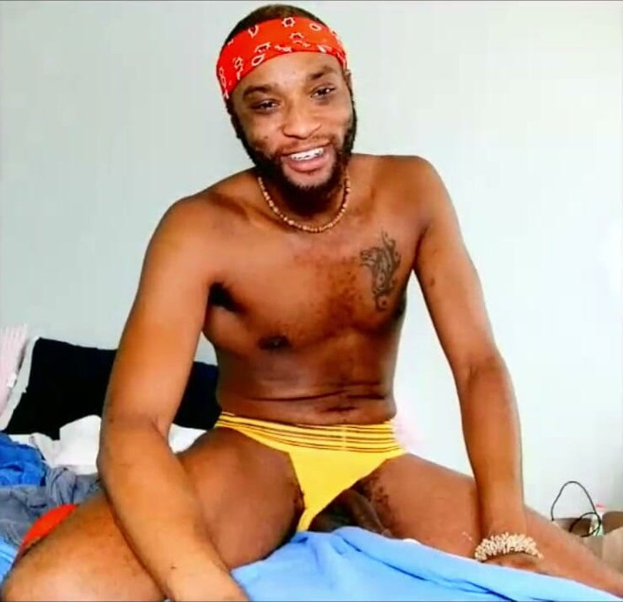 Kennie Jai: Hot Jerk off in Yellow Jock!