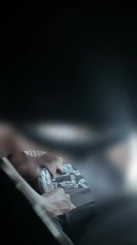 Sinsi görünüm şeytan kafa