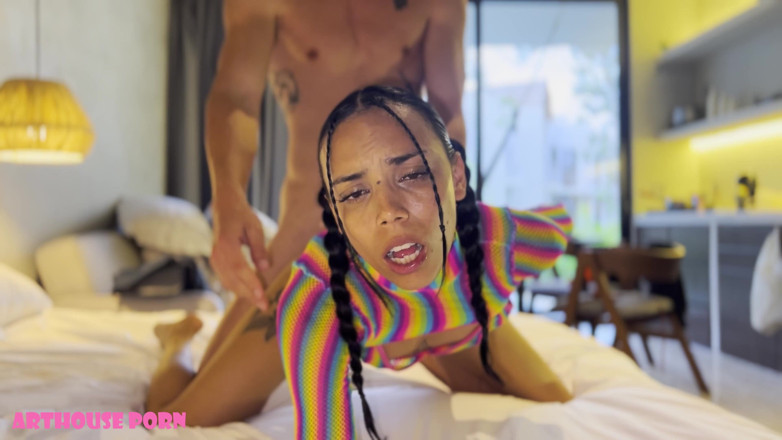 Alex Goes: Skinny Colombian Girl Violeta Grey Loves Lollipops, Sucking &amp; Fucking