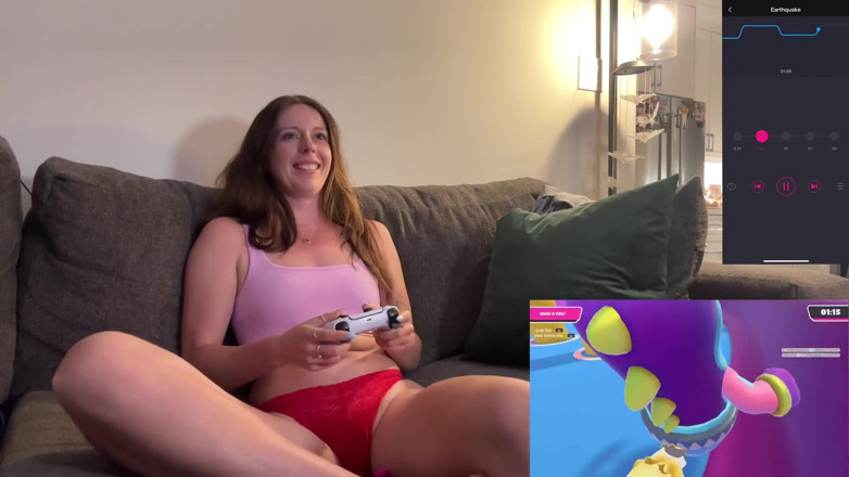 Nadia Foxx: Playing Fall Guys with My Lush in and Trying Not...
