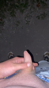 Teen Boy Pissing Outdoor