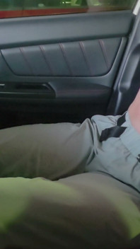 American Wife Masturbates in Parking Garage