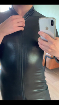 Just a Little Stripping Video in My Tight Catsuit