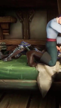 Gardiyan kızı barakasında sikiyor | Warcraft Porn Parody
