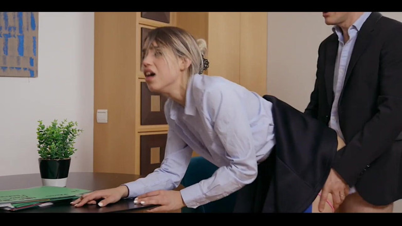 Old & Young: Boss Fucking Hot Teen Secretary with Long Cock