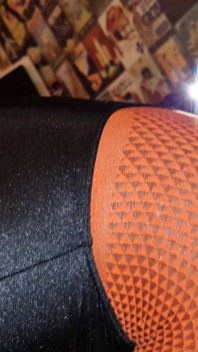 POV Elena Clark Orange Pantyhose Fuck