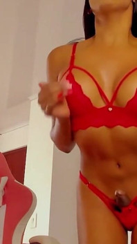 Closer Look at Carmina Khourmy’s Big Cock and Balls!