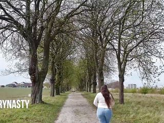 VeryNasty: Girl Showing off Her Big Ass in Public
