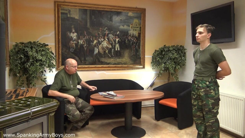 SPANKING BOYS VIDEO: 0228 Army - Mickey Rayner - Dvd Quality